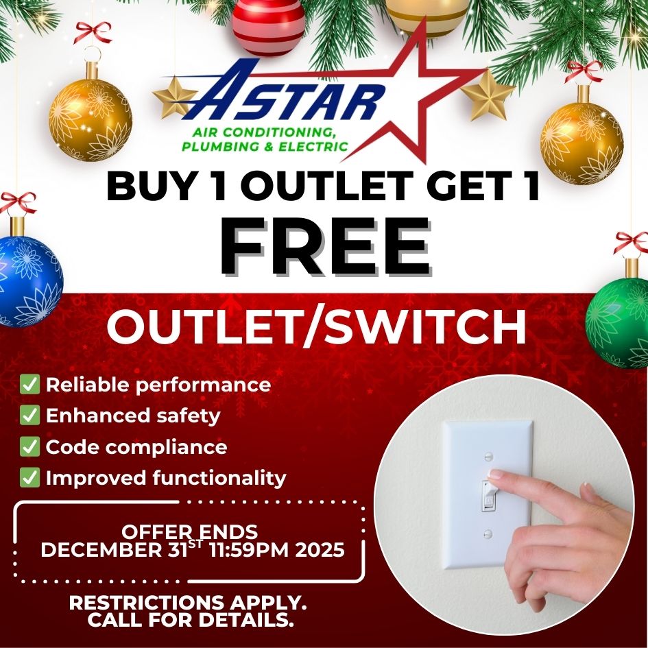 ASTAR - BUY 1 GET 1 FREE OUTLET/SWITCH FROM ASTAR